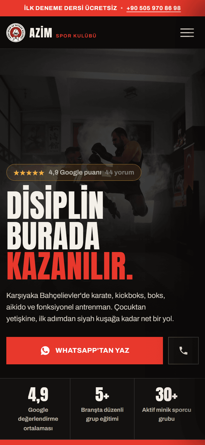 Azim Spor Kulübü — Canlı projeyi aç