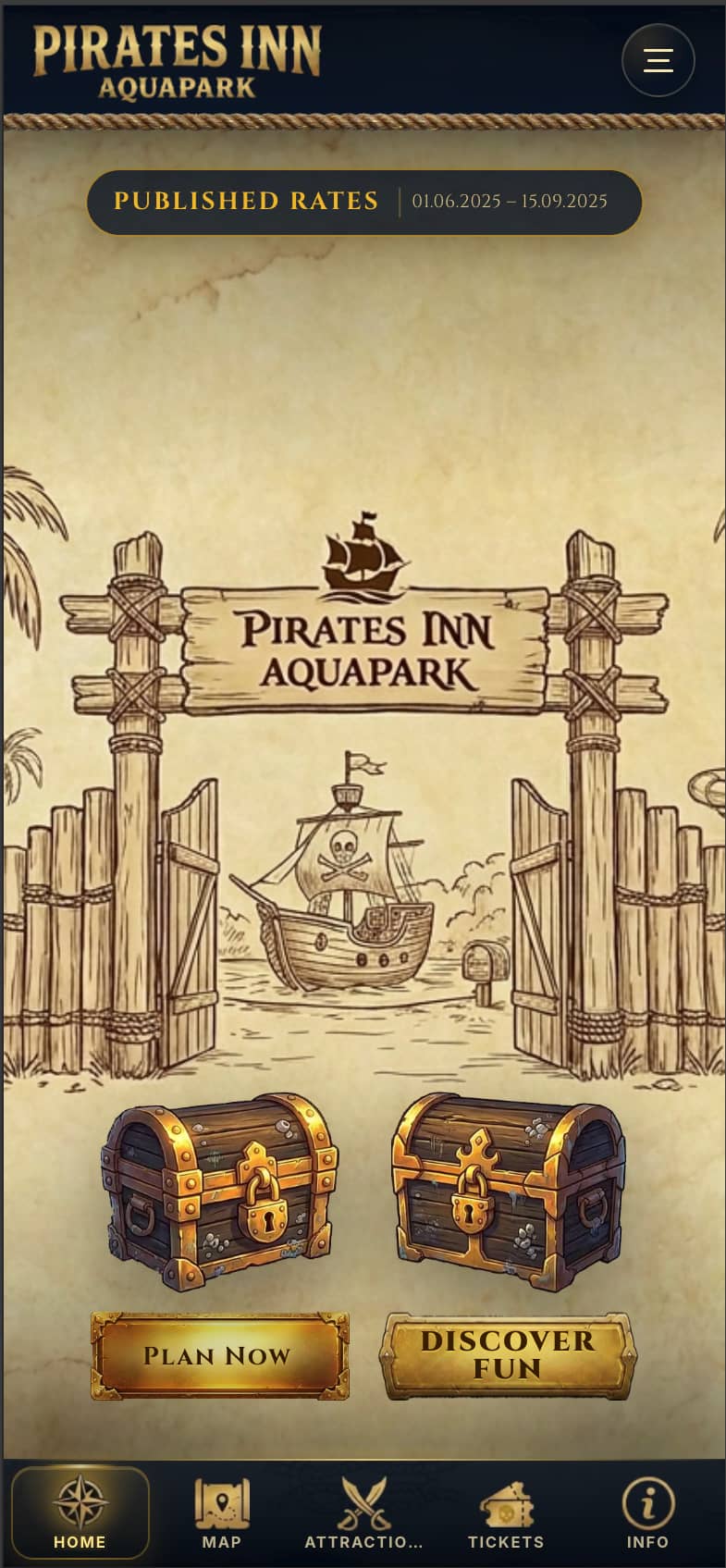 Pirates Inn Aquapark — Canlı projeyi aç