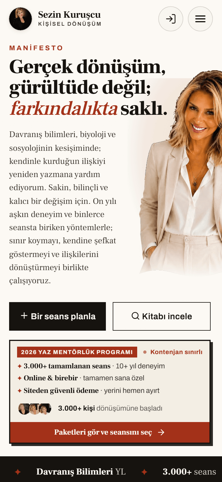 Sezin Kuruşçu — Canlı projeyi aç