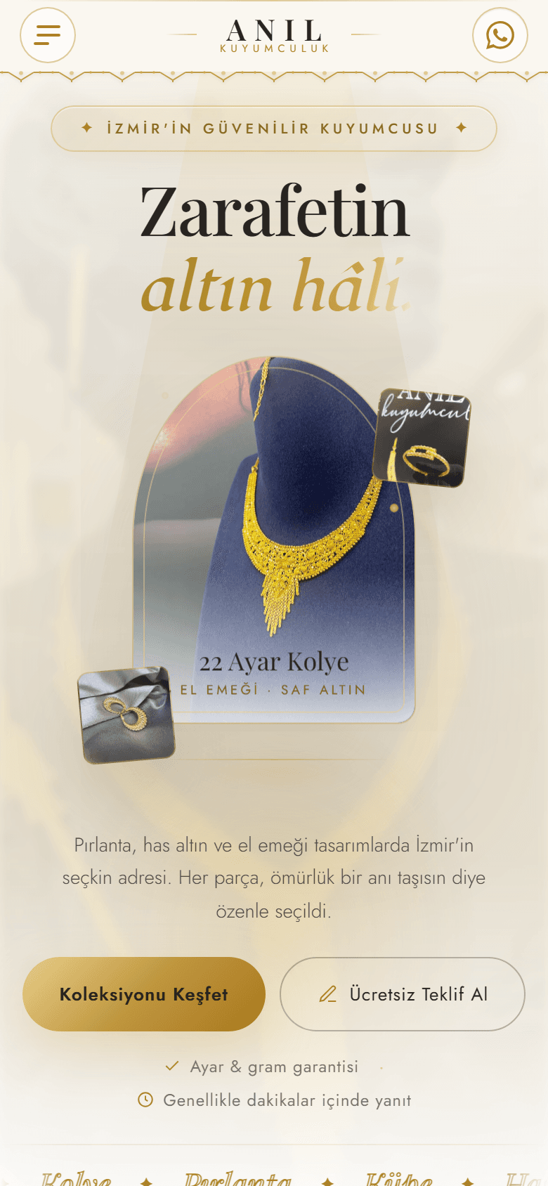 Anıl Kuyumculuk ekran görüntüsü