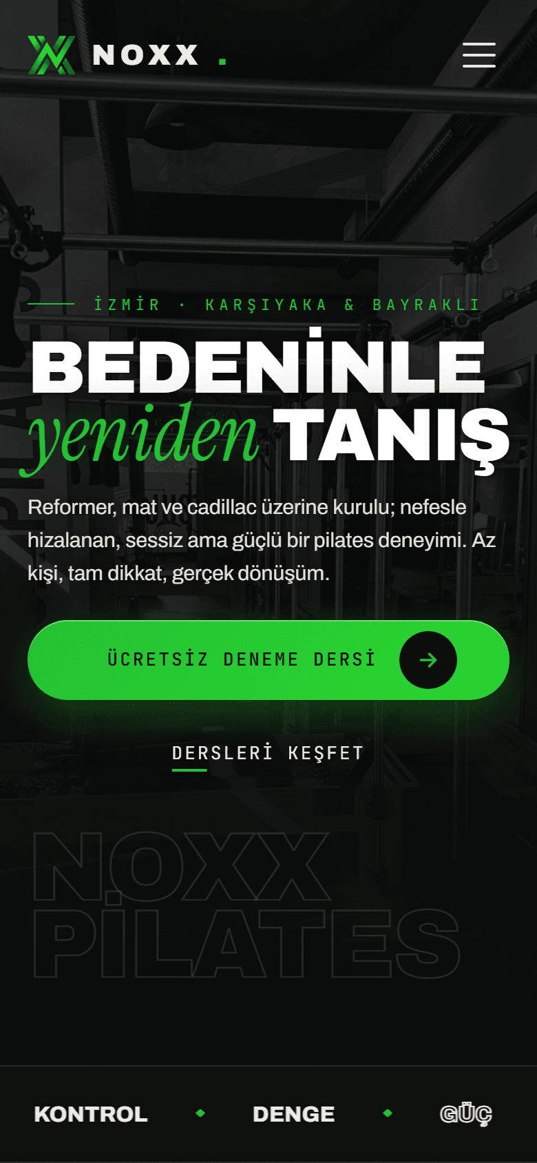 Noxx Pilates ekran görüntüsü